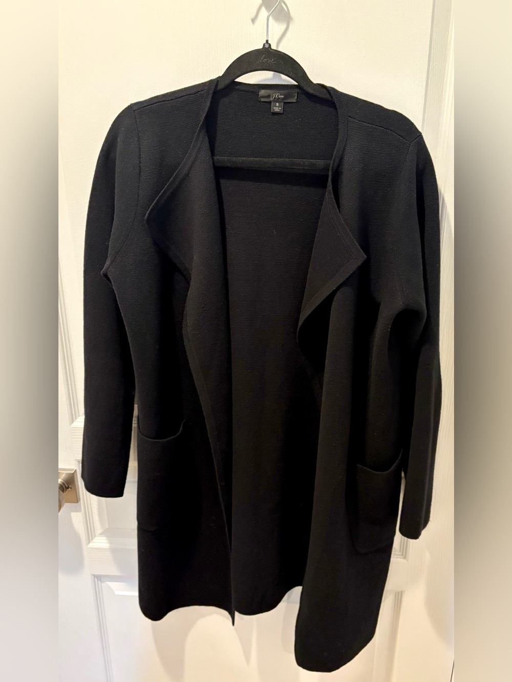 J Crew Juliette Cardigan Size Small Black